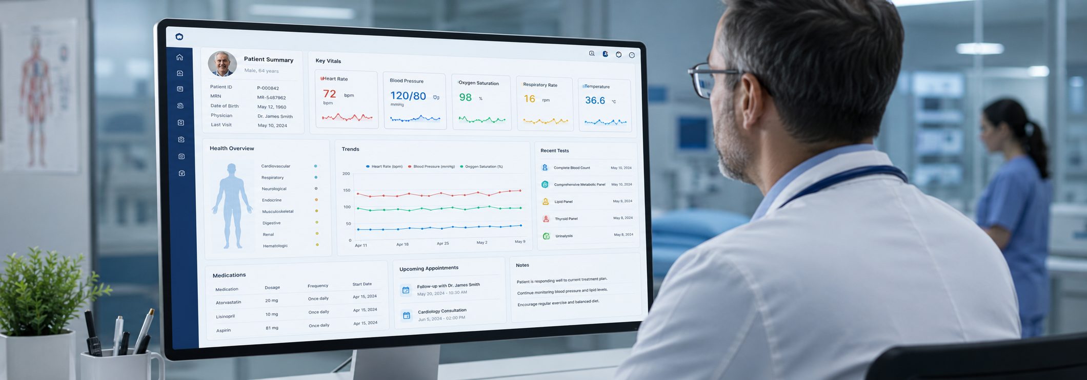 Medical Report Visualization Platform project